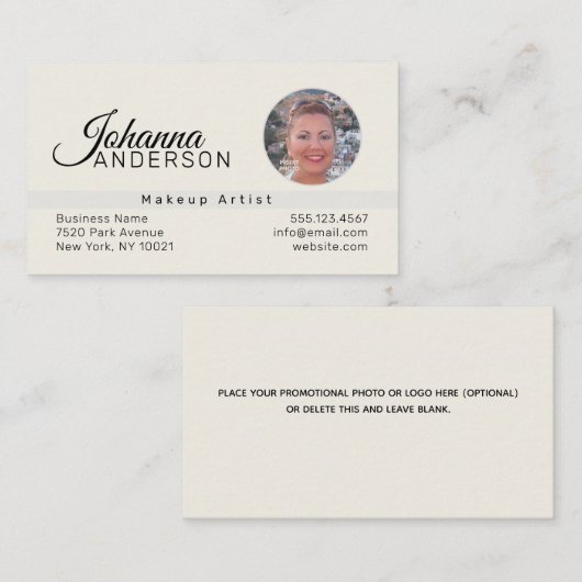 Professional (FOTO INSERT) UNISEX - Visitekaartje (Voorkant / Achterkant)