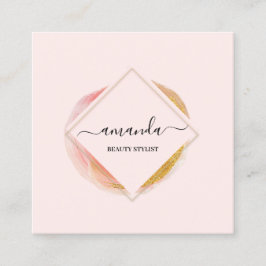Professional Frame Beauty Studio Logo Makeup Body Vierkante Visitekaartje