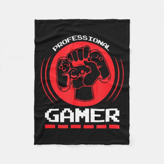Professional Gamer Funny Gaming Quotes Gift For Pl Fleece Deken (Voorkant)