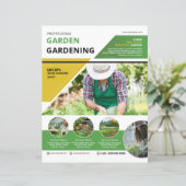 Professional Garden Care Service Flyer Template (Staand voorkant)