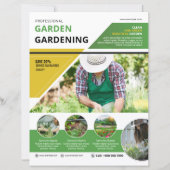 Professional Garden Care Service Flyer Template (Voorkant)