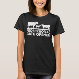 Professional Gate Open Cow Apparel T-shirt