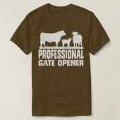 Professional Gate Open Koe Apparel T-Shirt (Design voorkant)