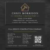 Professional General Contractor QR Code  Visitekaartje