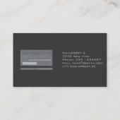 professional geometric Patterns Business Card Visitekaartje (Achterkant)