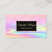 Professional Glitter Holographic Lijst Bokeh Visitekaartje (Voorkant)