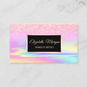 Professional Glitter Holographic Lijst Bokeh Visitekaartje