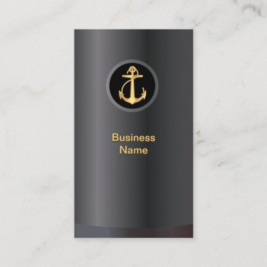 Professional Gold Anchor-Visitekaartje Visitekaartje (Voorkant)