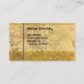 Professional Gold Classy Visitekaartje (Achterkant)