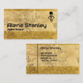 Professional Gold Classy Visitekaartje (Voorkant / Achterkant)