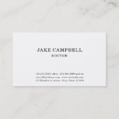 Professional Gold Doctor Medicinal Symbool Visitekaartje (Achterkant)