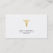 Professional Gold Doctor Medicinal Symbool Visitekaartje (Voorkant)