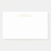 Professional Gold en wit Post-it® Notes (Voorkant)