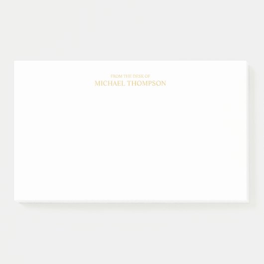 Professional Gold en wit Post-it® Notes (Voorkant)