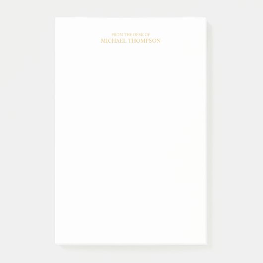 Professional Gold en wit Post-it® Notes (Voorkant)