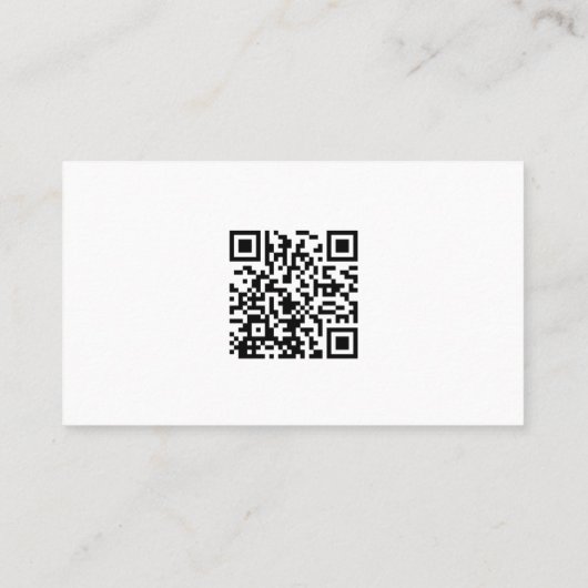 Professional Gold FlareCustom QR-code Visitekaartje (Achterkant)