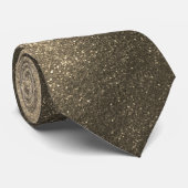 Professional Gold Glitter Ombre Sparkle Groom Stropdas (Opgerold)