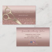 Professional Gold Haarstylist Roos Gold Beauty Visitekaartje (Voorkant / Achterkant)
