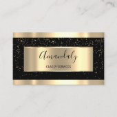 Professional Gold Hairdresser Event Planner Visitekaartje (Voorkant)