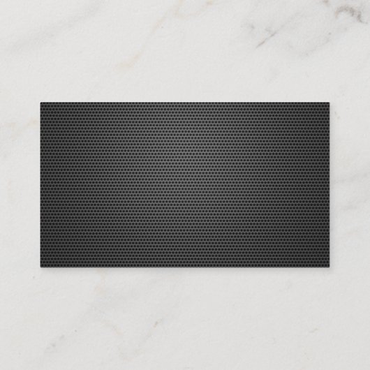 Professional Gold Logo Dark Metal Chauffeur Visitekaartje (Achterkant)