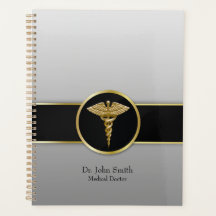 Professional Gold Medical Caduceus