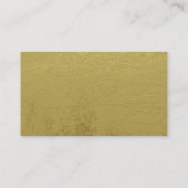Professional Gold-monogram Premium - dikke luxe Visitekaartje (Achterkant)