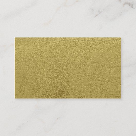 Professional Gold-monogram Premium - dikke luxe Visitekaartje (Achterkant)