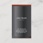 Professional Gold Music-symbool, Visitekaartje (Achterkant)