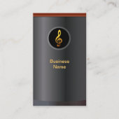 Professional Gold Music-symbool, Visitekaartje (Voorkant)