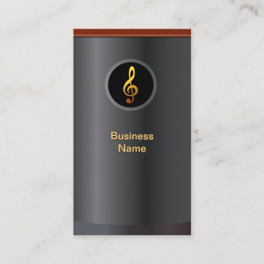 Professional Gold Music-symbool, Visitekaartje (Voorkant)
