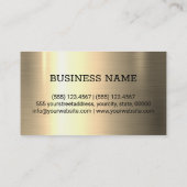 Professional Gold Roestvrij staalmetaal Visitekaartje (Achterkant)