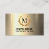 Professional Gold Roestvrij staalmetaal Visitekaartje (Voorkant)