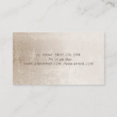 Professional Gold Tree Women Silhouette Yoga Visitekaartje (Achterkant)