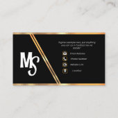 Professional Gold-Visitekaartje Visitekaartje (Achterkant)