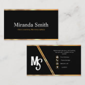 Professional Gold-Visitekaartje Visitekaartje (Voorkant / Achterkant)