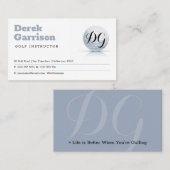 Professional Golf Trainer | INITIALEN Visitekaartje (Voorkant / Achterkant)