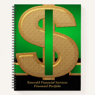 Professional Green| Gold Dollar Financial Services Notitieboek