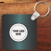 Professional Green Metallic Folie Sleutelhanger (Achterkant)