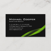 Professional Green Wave Visitekaartje Black (Achterkant)