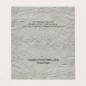 Professional Grey Wall Texture Minimalist Plain Visitekaartje (Buitenkant ongevouwen)