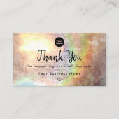 Professional Grunge Pastel Beige Heart Hartelijk d Visitekaartje (Voorkant)