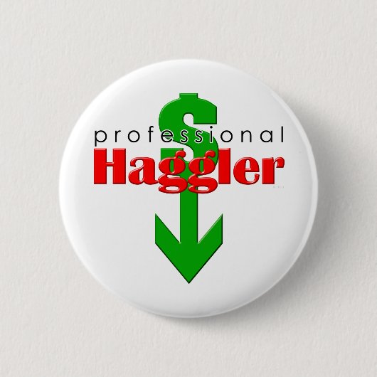 Professional Haggler-Button Ronde Button 5,7 Cm (Voorkant)