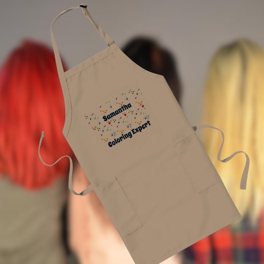 Professional Hair Coloring Expert Long Apron Lang Schort