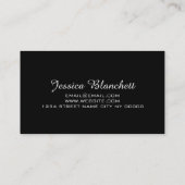 Professional Hair Salon, Stylist Visitekaartje (Achterkant)