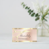 Professional Hairdresser Coiffeur Scissors Roos Visitekaartje (Staand voorkant)