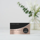 Professional hairdresser Lashes Extension Logo Visitekaartje (Staand voorkant)