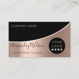 Professional hairdresser Lashes Extension Logo Visitekaartje