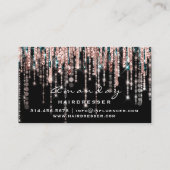 Professional Hairdresser Scissors Roos Black Gold Visitekaartje (Achterkant)