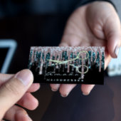 Professional Hairdresser Scissors Roos Black Gold Visitekaartje