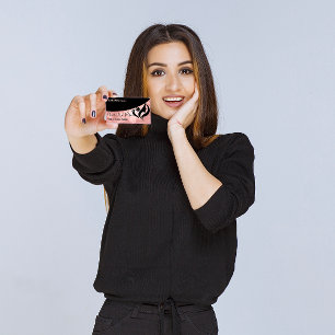 Professional Hairdresser Stylist Roos Makeup Logo Visitekaartje